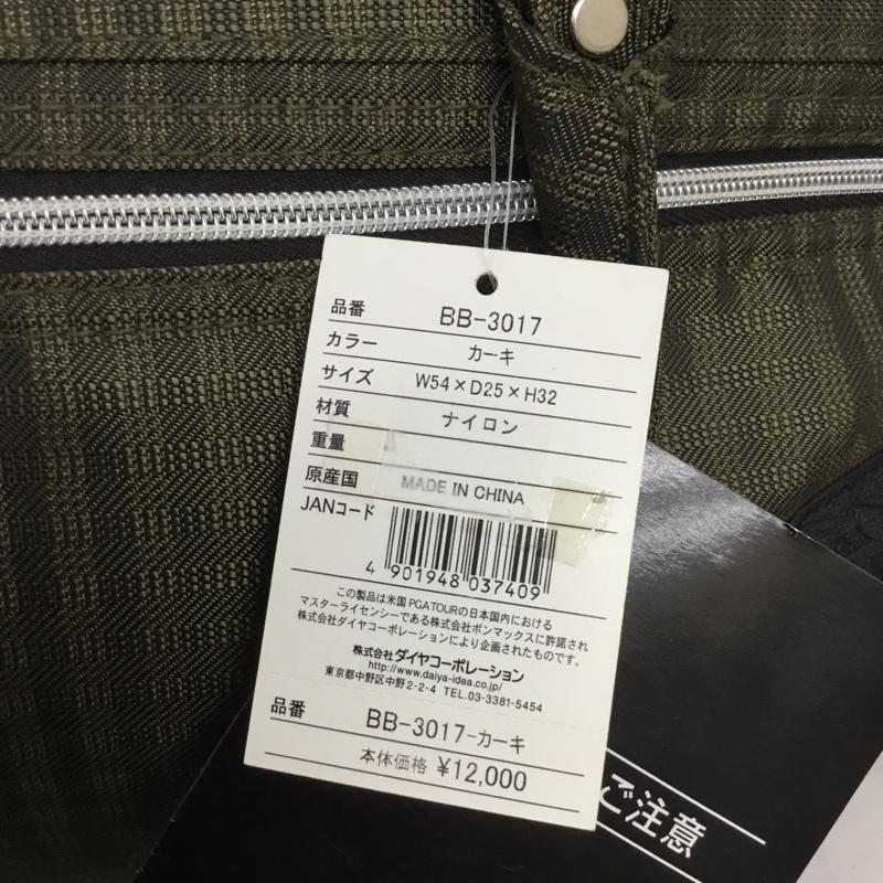 古着 USED ボストンバッグ ボストンバッグ BB-3017 PGA TOUR キャリーバッグ ゴルフバッグ ロゴ、文字 カーキ / カーキ / メンズ USED 古着 中古 10132121