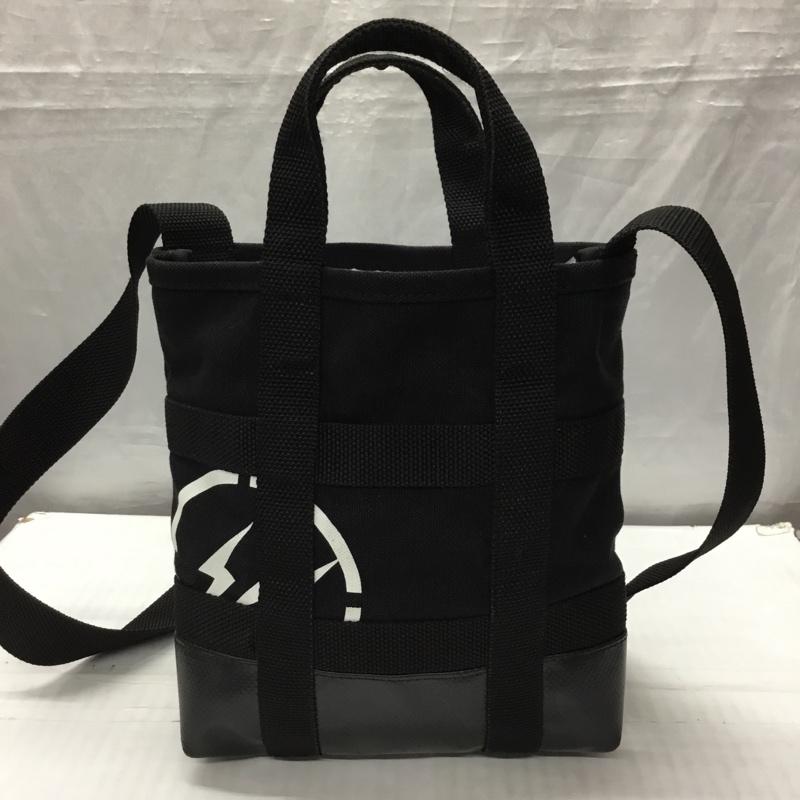 フラグメント FRAGMENT ハンドバッグ ハンドバッグ 17-01688 sacai ショルダー 2WAY ロゴ、文字 黒 / ブラック / メンズ USED 古着 中古 10120564