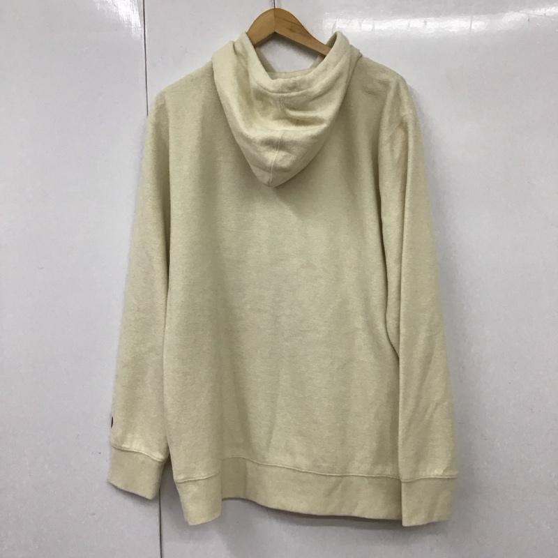 バートン BURTON パーカー 長袖 M 無地 オフホワイト / オフホワイト / メンズ USED 古着 中古 10130005