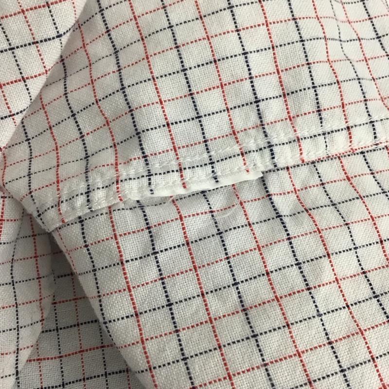 アベイシングエイプ A BATHING APE シャツ、ブラウス 半袖 半袖シャツ チェックシャツ ボタンダウンシャツ M チェック マルチカラー / マルチカラー / メンズ USED 古着 中古 10136193