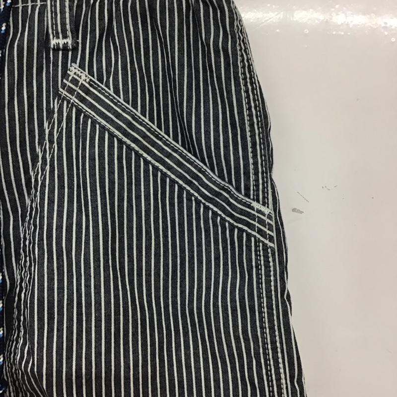 リー Lee パンツ ショートパンツ lm5933 イージーベイカーショーツ ハーフパンツ S ストライプ 白 / ホワイト / X 青 / ブルー / メンズ USED 古着 中古 10134571
