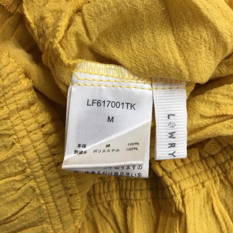 ローリーズファーム LOWRYS FARM カットソー 半袖 M 刺繍 黄 / イエロー /  レディース USED 古着 中古 10114001