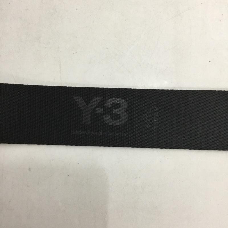 ワイスリー Y-3 ベルト・バックル ベルト Dリングベルト 刺繍 ロゴ、文字 黒 / ブラック / メンズ USED 古着 中古 10137916