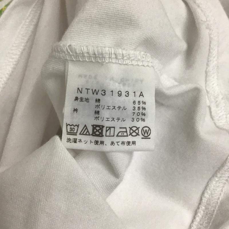 ザノースフェイス THE NORTH FACE Tシャツ 半袖 L ロゴ、文字 X プリント 白 / ホワイト / レディース USED 古着 中古 10105881