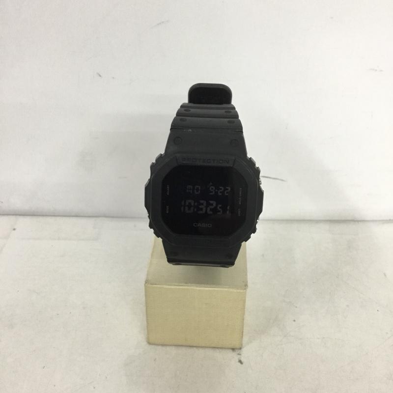 ジーショック G-SHOCK 腕時計 デジタル DW-5600BB ロゴ、文字 黒 / ブラック / メンズ USED 古着 中古 10138355
