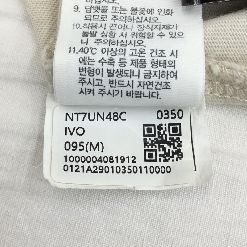 ザノースフェイス THE NORTH FACE Tシャツ 半袖 NT7UN48C THE NORTH FACE NSE BANDANA バンダナ ショートスリーブ M ロゴ、文字 X ペイズリー ベージュ / ベージュ / X 赤 / レッド / X 白 / ホワイト / レディース USED 古着 中古 10130849