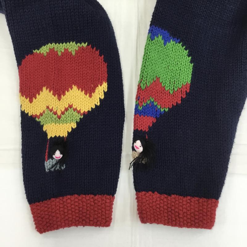 ユーズドクロージング used clothes カーディガン 長袖 Trails of the Andes キャラクター 紺 / ネイビー / レディース USED 古着 中古 10136775