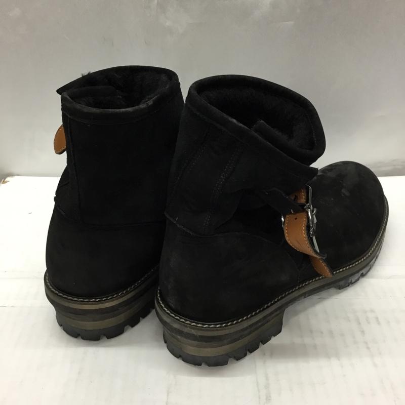 グラム glamb ブーツ エンジニアブーツ ショート丈 3 無地 黒 / ブラック / メンズ USED 古着 中古 10107590