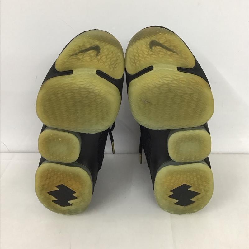 ナイキ NIKE スニーカー スニーカー 922811-006 GS LEBRON 15 24cm 24.0cm ワンポイント 黒 / ブラック / レディース USED 古着 中古 10125686