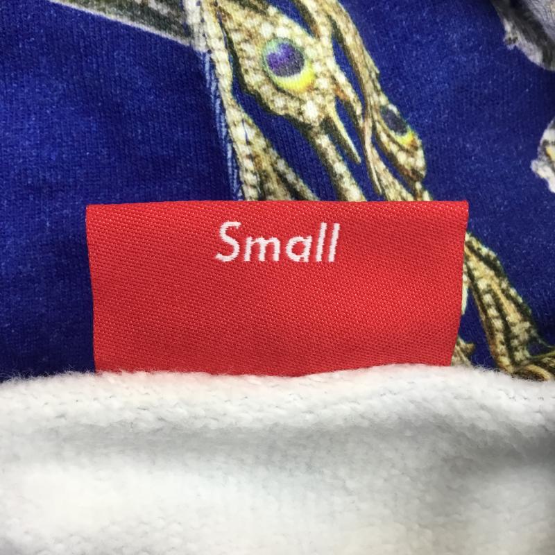 シュプリーム Supreme パーカー 長袖 Jewels Hooded Sweat shirt ジュエルズ フーデッド スウェット シャツ 18AW S プリント 青 / ブルー / メンズ USED 古着 中古 10105690