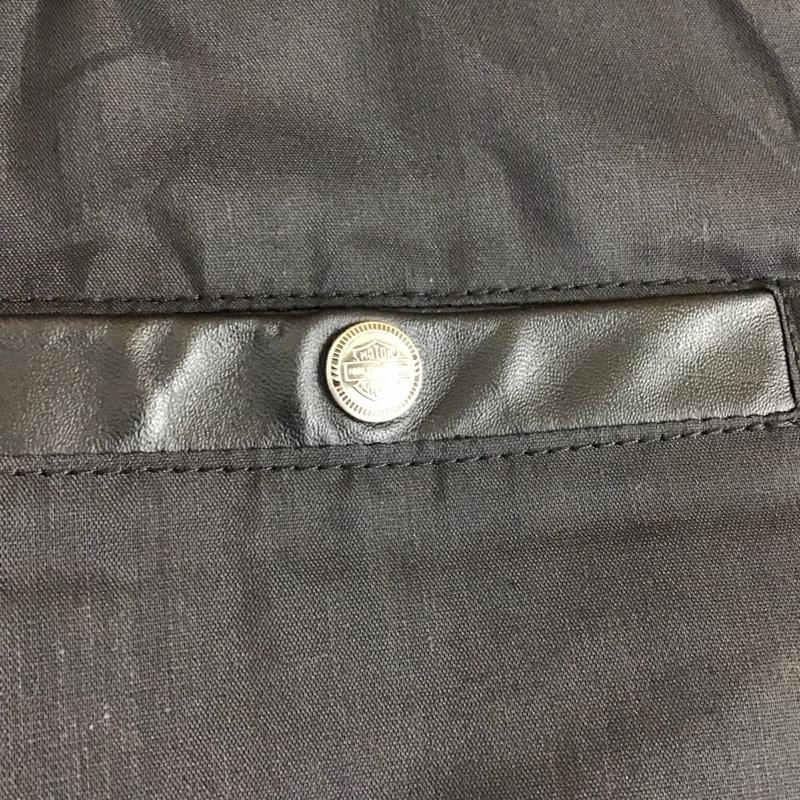 ハーレーダビッドソン Harley-Davidson ベスト ベスト 刺繍 S ロゴ、文字 黒 / ブラック / メンズ USED 古着 中古 10113917