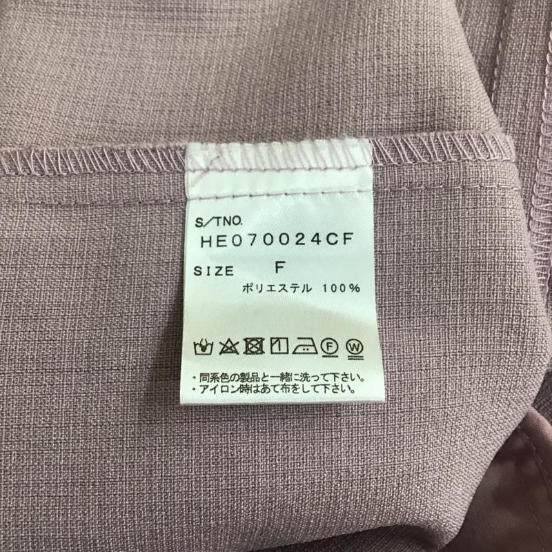 ヘザー Heather ジャケット、上着 ジャケット、ブレザー HE070024CF 半袖 FREE 無地 紫 / パープル / レディース USED 古着 中古 10109517