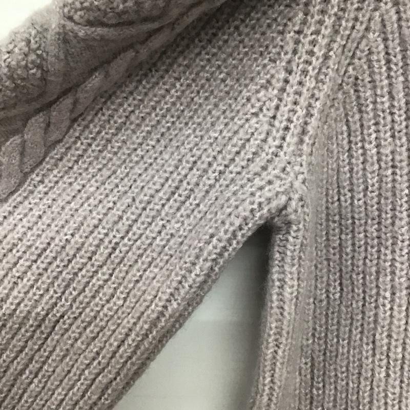 ミッシュマッシュ MISCH MASCH ニット、セーター 長袖 M 無地 紫 / パープル / レディース USED 古着 中古 10133801