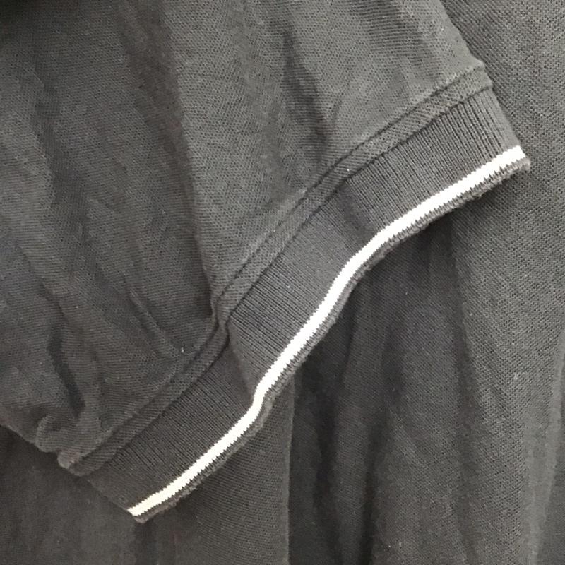 コロンビア Columbia ポロシャツ 半袖 半袖ポロシャツ カラーシャツ 半袖カットソー XL 無地 黒 / ブラック / メンズ USED 古着 中古 10139551