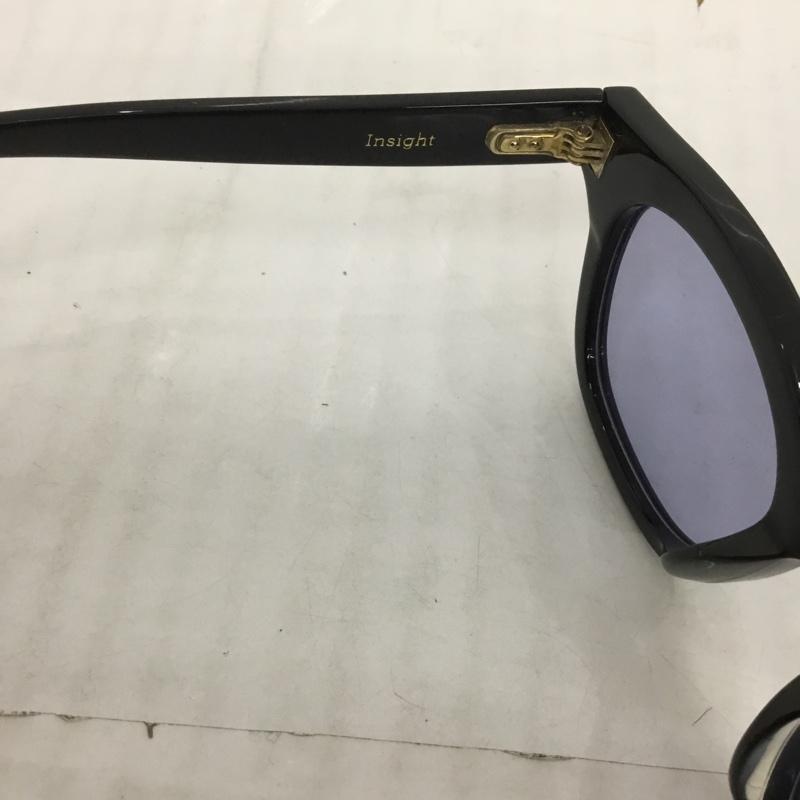 ジェントルモンスター GENTLE MONSTER めがね・サングラス サングラス Insight カラーレンズ ワンポイント 黒 / ブラック / X 青 / ブルー / メンズ USED 古着 中古 10124245
