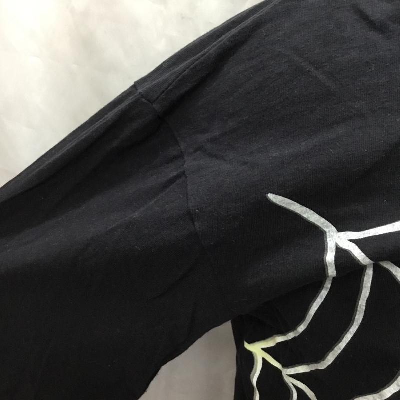 ファーイースタンエンスージアスト FAR-EASTERN-ENTHUSIAST カットソー 長袖 fe1802-cs 長袖カットソー プリントTシャツ クルーネックカットソー L プリント 黒 / ブラック / メンズ USED 古着 中古 10106700