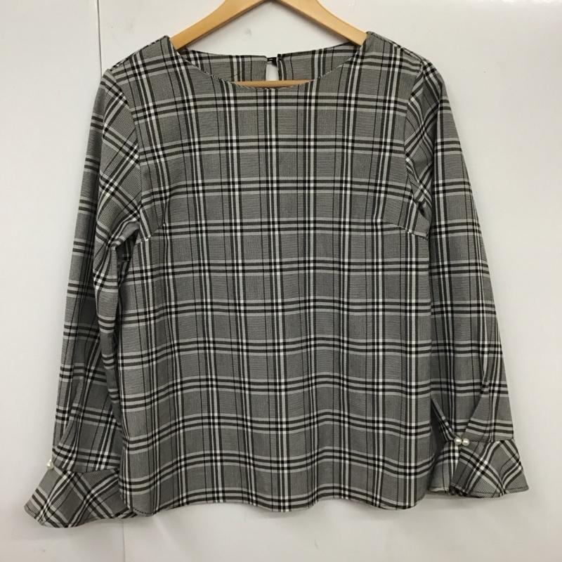 ロペピクニック ROPE PICNIC カットソー 長袖 40 チェック マルチカラー / マルチカラー / レディース USED 古着 中古 10120140