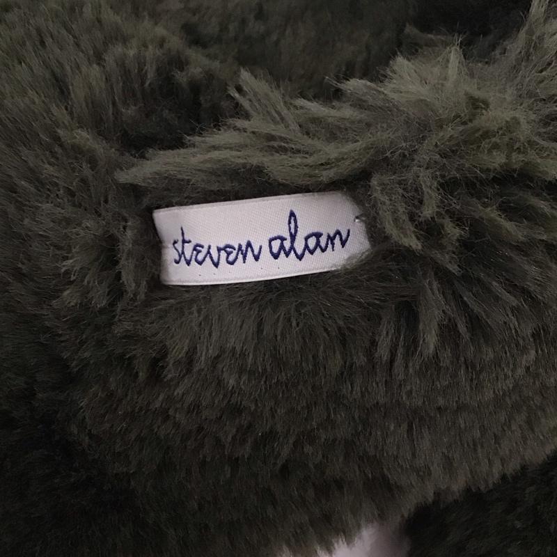 スティーブンアラン Steven Alan マフラー マフラー フェイクファー 無地 カーキ / カーキ / レディース USED 古着 中古 10125575