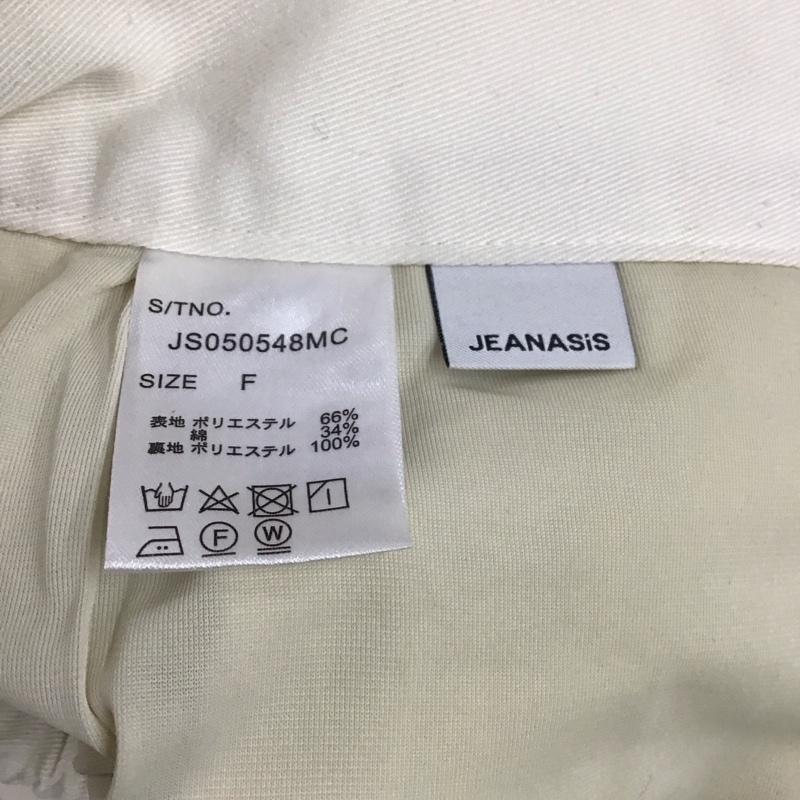 ジーナシス JEANASIS パンツ チノパン JS050548MC ストレートパンツ FREE 無地 オフホワイト / オフホワイト / レディース USED 古着 中古 10123090