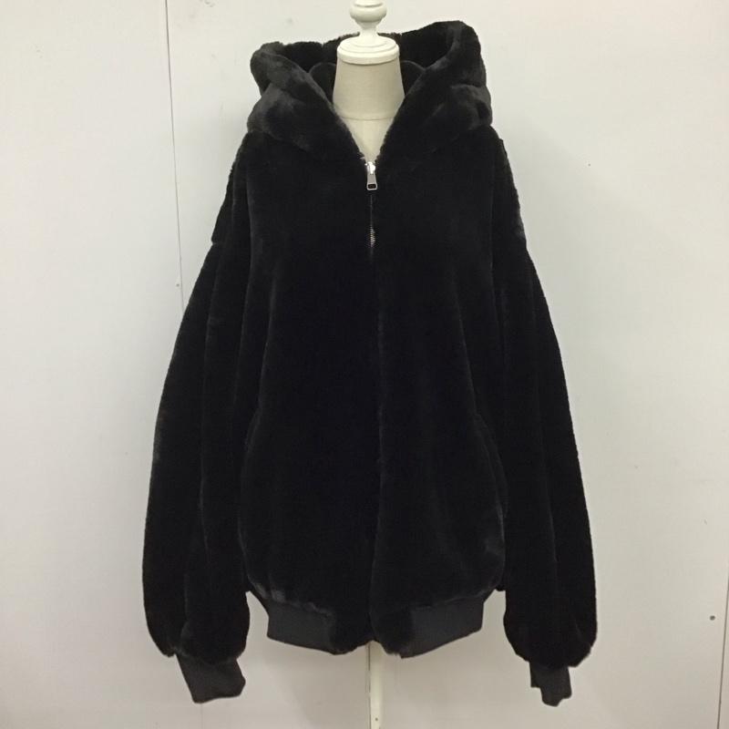 ザラ ZARA ジャケット、上着 ジャンパー、ブルゾン リバーシブル L 無地 黒 / ブラック / レディース USED 古着 中古 10121379