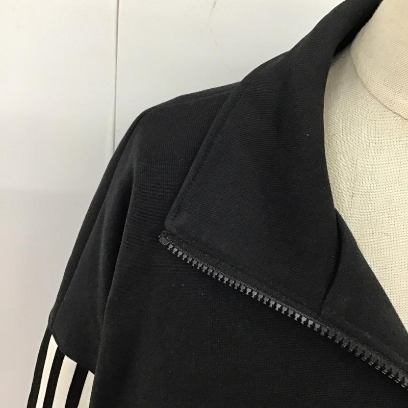 アディダス adidas ジャケット、上着 ジャンパー、ブルゾン gn2875 W TRACKTOP PB トラックジャケット M 無地 黒 / ブラック / レディース USED 古着 中古 10120288
