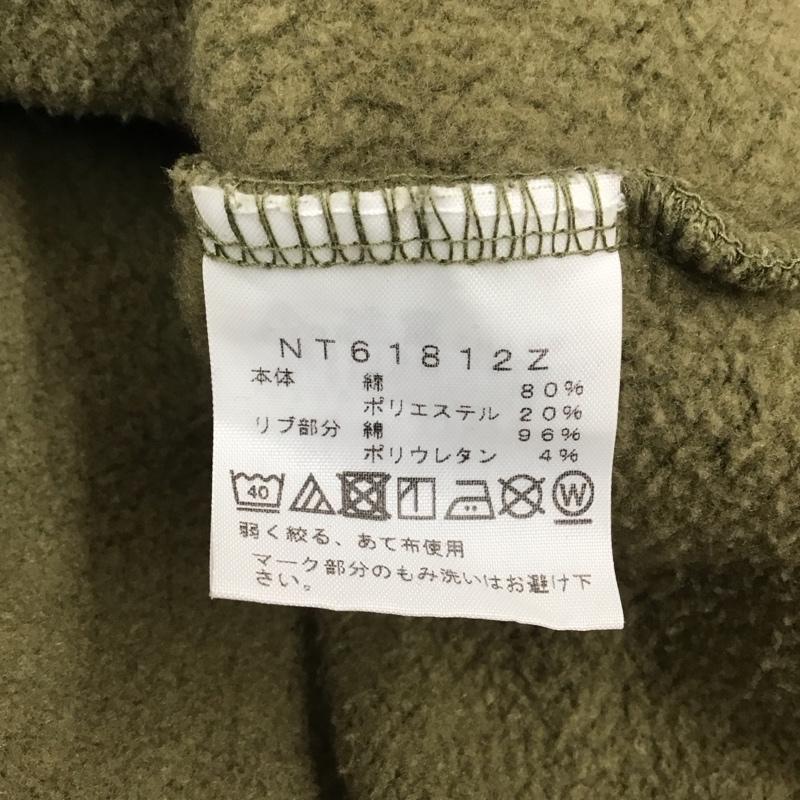 ザノースフェイス THE NORTH FACE トレーナー 長袖 nt61812z 長袖スウェット トレーナー リブスウェットカットソー L ロゴ、文字 カーキ / カーキ / メンズ USED 古着 中古 10111808