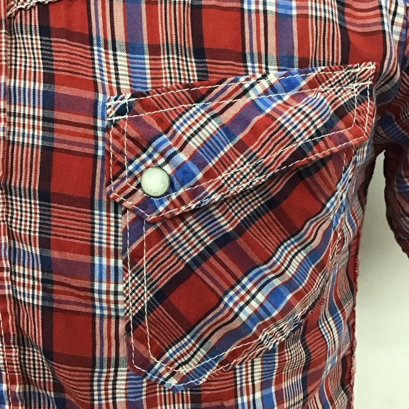 ジョーマッコイ JOE McCOY シャツ、ブラウス 半袖 半袖シャツ カラーシャツ 半袖カットソー チェックシャツ チェック マルチカラー / マルチカラー /  メンズ USED 古着 中古 10113102