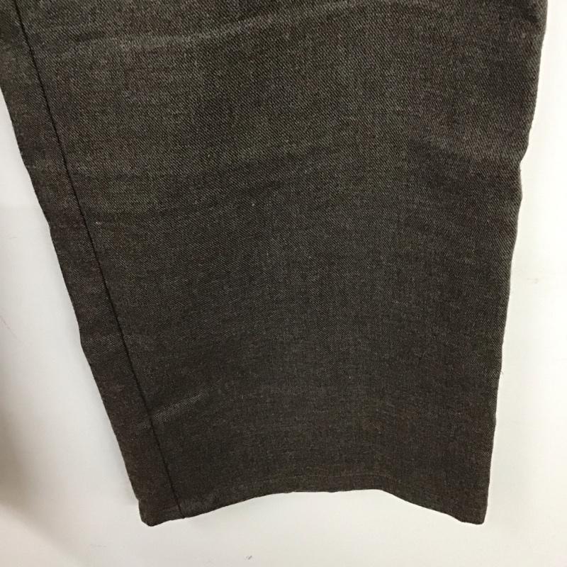 ラングラー Wrangler パンツ スラックス スラックスパンツ ワイドパンツ カジュアルパンツ 34 無地 茶 / ブラウン /  メンズ USED 古着 中古 10122765