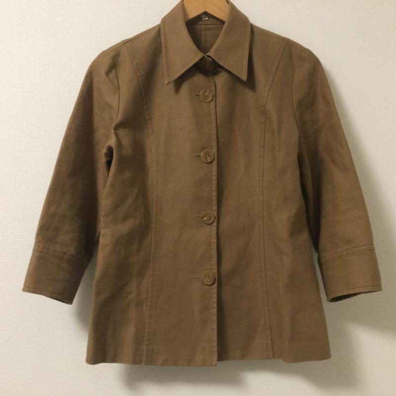 ニジュウサンク 23区 ジャケット、上着 ジャケット、ブレザー 38 無地 茶 / ブラウン / レディース USED 古着 中古 10013697
