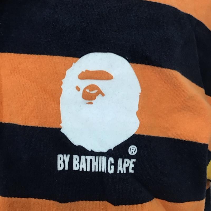 ベイプ BAPE ポロシャツ 半袖 半袖ポロシャツ カラーシャツカットソー 半袖カットソー XL ボーダー柄 マルチカラー / マルチカラー /  メンズ USED 古着 中古 10112084
