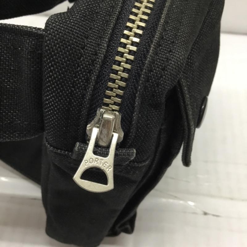 ポーター PORTER ウエストバッグ ウエストバッグ スモーキー ロゴ、文字 黒 / ブラック / メンズ USED 古着 中古 10109214
