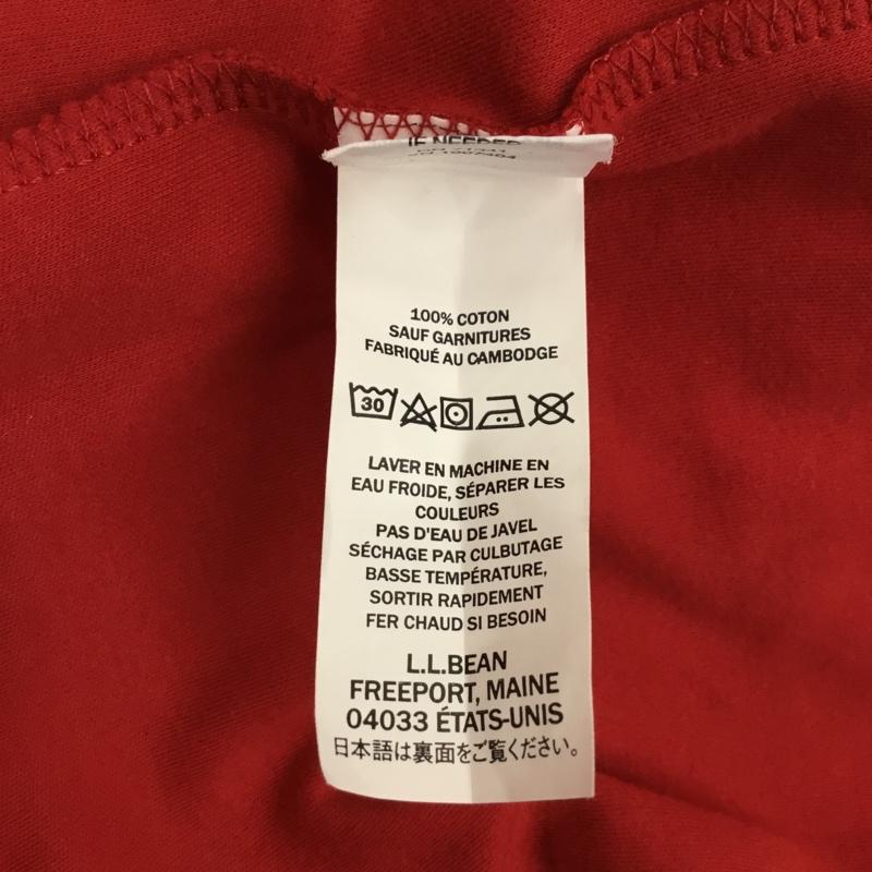 エルエルビーン L.L.Bean カットソー 長袖 長袖カットソー タートルネック プルオーバー 無地ロンT L 無地 赤 / レッド / メンズ USED 古着 中古 10121590