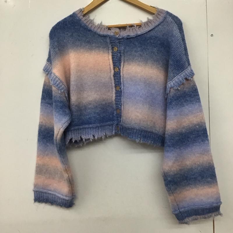 ダブルクローゼット w closet ニット、セーター 長袖 カーディガン FREE マルチカラー / マルチカラー / レディース USED 古着 中古 10129654