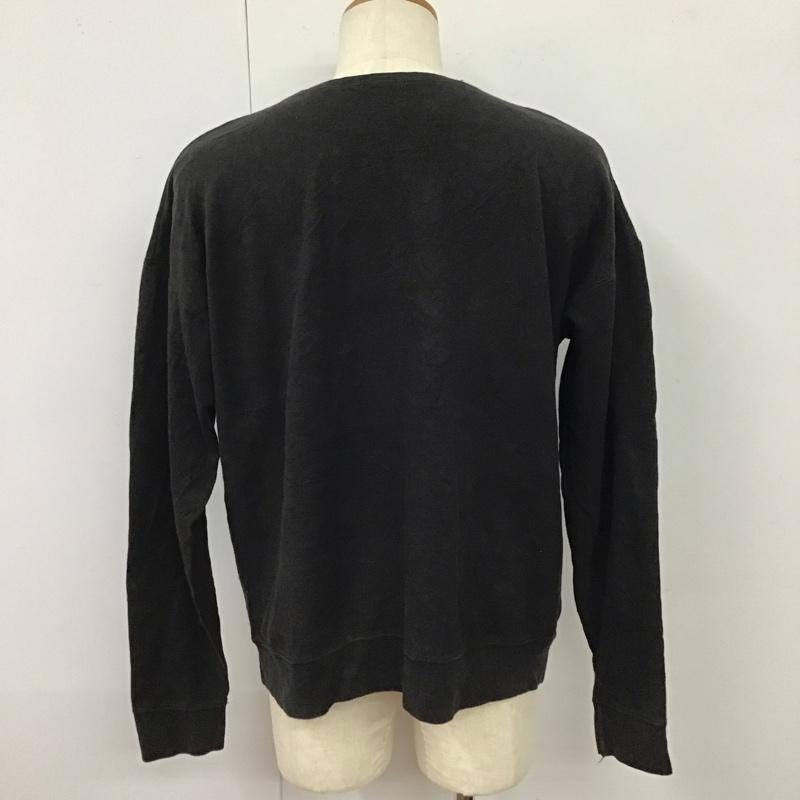 古着 USED トレーナー 長袖 NASA 薄手スウェット ロゴ、文字 黒 / ブラック /  メンズ USED 古着 中古 10116826