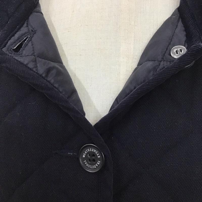 トラディショナルウェザーウェア Traditional Weatherwear コート コート一般 L162APQCO0054TE キルティングジャケット 36 無地 紺 / ネイビー / レディース USED 古着 中古 10107561