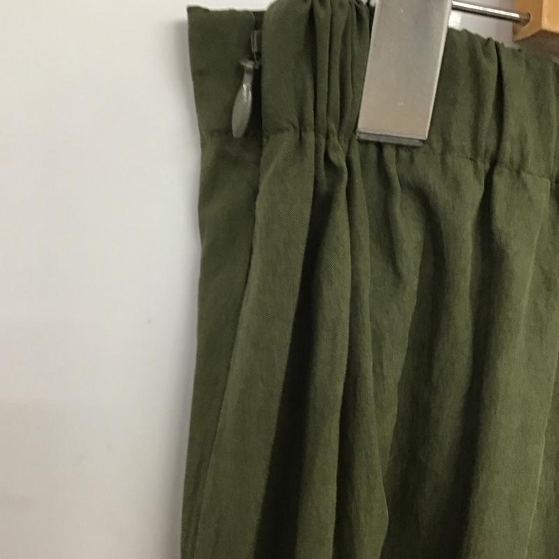 ギャップ GAP スカート ロングスカート M 無地 カーキ / カーキ / レディース USED 古着 中古 10134226
