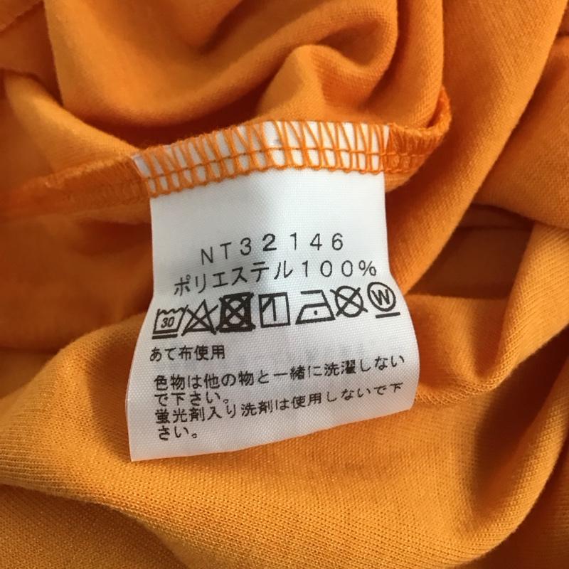 ザノースフェイス THE NORTH FACE Tシャツ 半袖 nt32146 ショートスリーブベースキャンプダッフルフォトティー プリントTシャツ S プリント 橙 / オレンジ / メンズ USED 古着 中古 10132313
