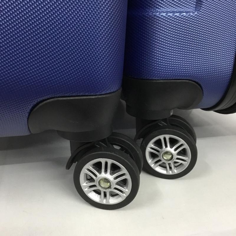 古着 USED スーツケース、トランク スーツケース、トランク トラベルキャリーケース 2個セット キャリーケース VENEZIA 無地 青 / ブルー / メンズ USED 古着 中古 10128126