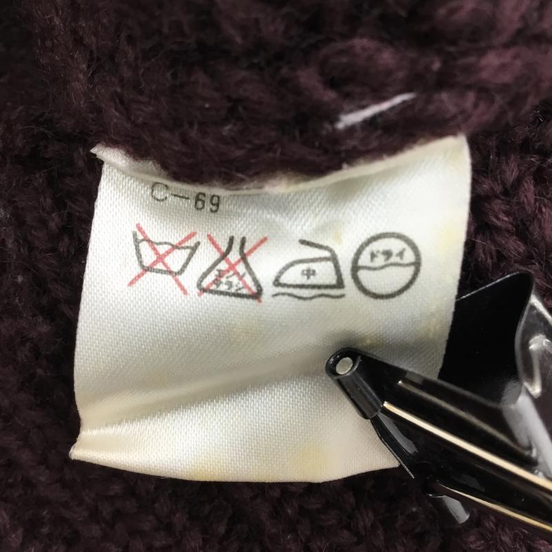 ポロラルフローレン POLO RALPH LAUREN ニット、セーター 長袖 90s LL ワンポイント ボルドー / ボルドー / メンズ USED 古着 中古 10139632