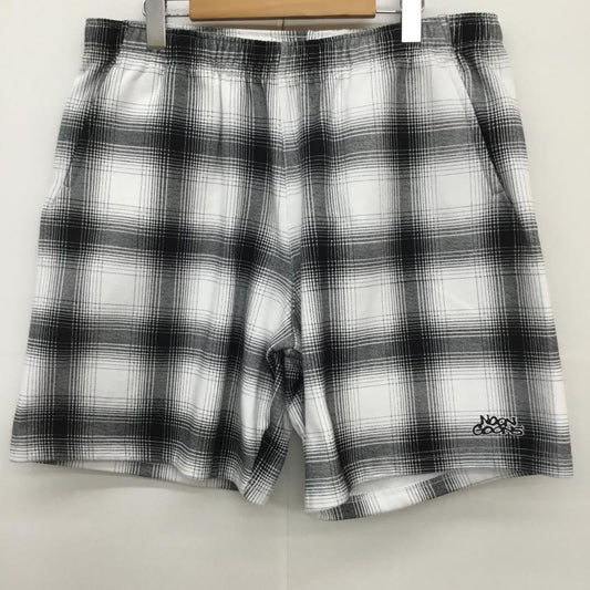 ヌーン・グーンズ Noon Goons パンツ ショートパンツ XL チェック 黒 / ブラック / X 白 / ホワイト /  メンズ USED 古着 中古 10128176