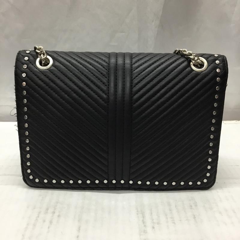 ザラベーシック ZARA BASIC ショルダーバッグ ショルダーバッグ 6326 304 040 チェーン 無地 黒 / ブラック / X 銀 / シルバー / レディース USED 古着 中古 10110517