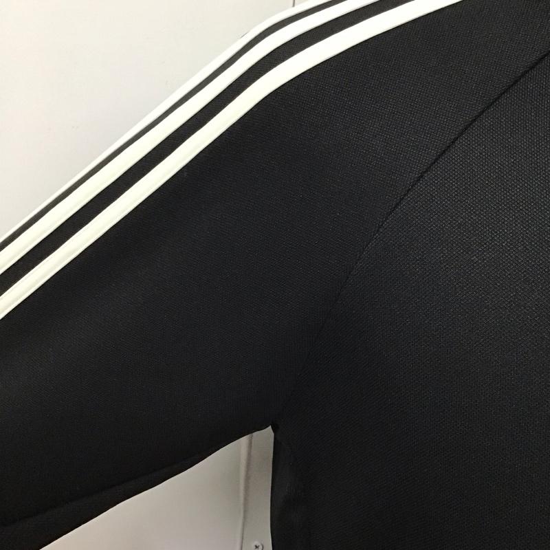 アディダス adidas ジャケット、上着 ジャケット、ブレザー H28922 SERENO スリーストライプス トラックジャケット スポーツウェア ジャージ L ロゴ、文字 黒 / ブラック / X 白 / ホワイト / メンズ USED 古着 中古 10123305