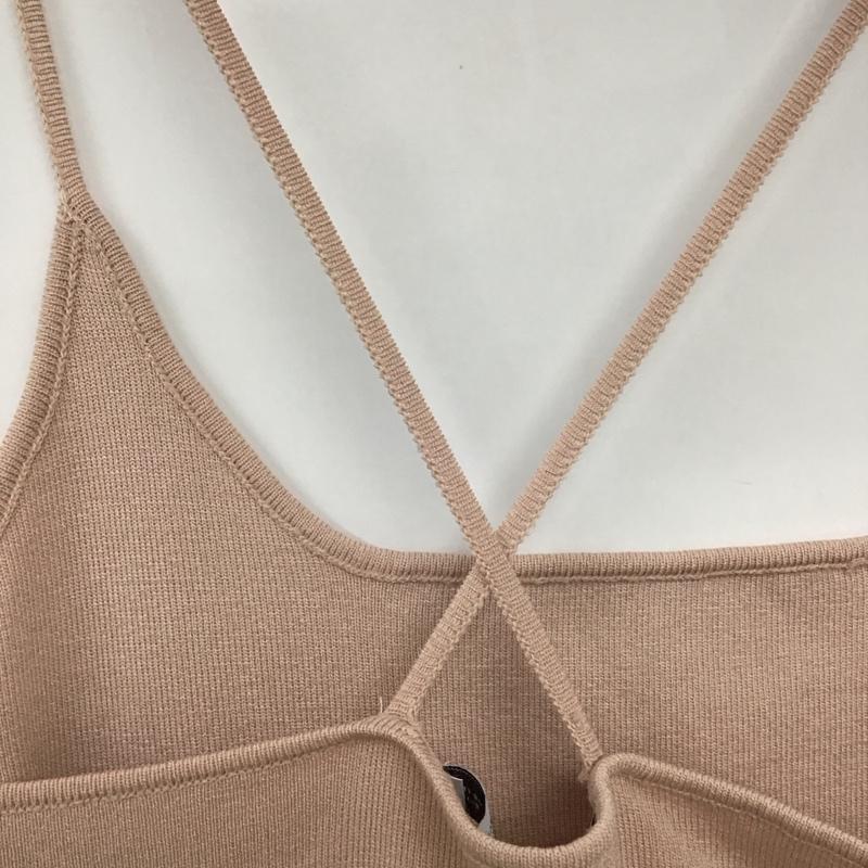 ザラ ZARA ワンピース ロングスカート ノースリーブワンピース ロングスカート タイトスカート M 無地 桃 / ピンク / レディース USED 古着 中古 10134317