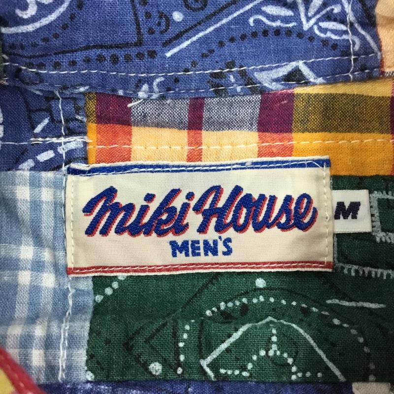 ミキハウス MIKIHOUSE シャツ、ブラウス 半袖 半袖シャツ カラーシャツ 半袖カットソー チェックシャツ M バンダナ柄 マルチカラー / マルチカラー /  メンズ USED 古着 中古 10108708