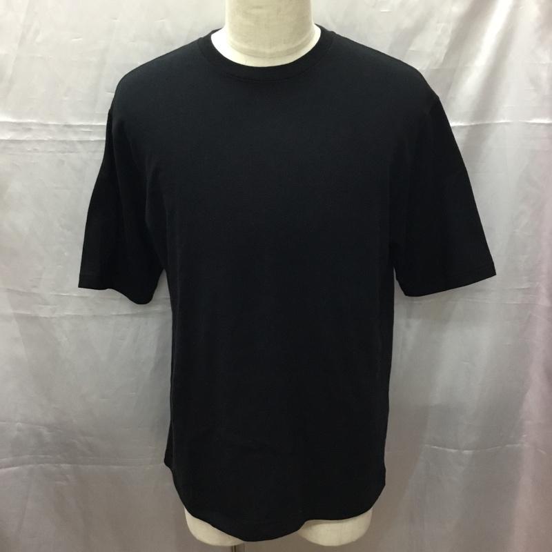 チルトザオーセンティックス tilt The authentics Tシャツ 半袖 半袖カットソー プリントTシャツ クルーネックカットソー 2 無地 黒 / ブラック /  メンズ USED 古着 中古 10112331