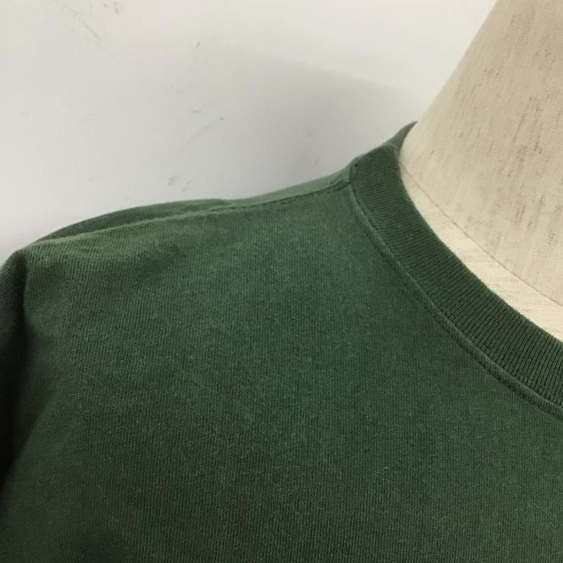 チャムス CHUMS Tシャツ 半袖 半袖カットソー プリントTシャツ クルーネックカットソー XL ロゴ、文字 緑 / グリーン / メンズ USED 古着 中古 10106831