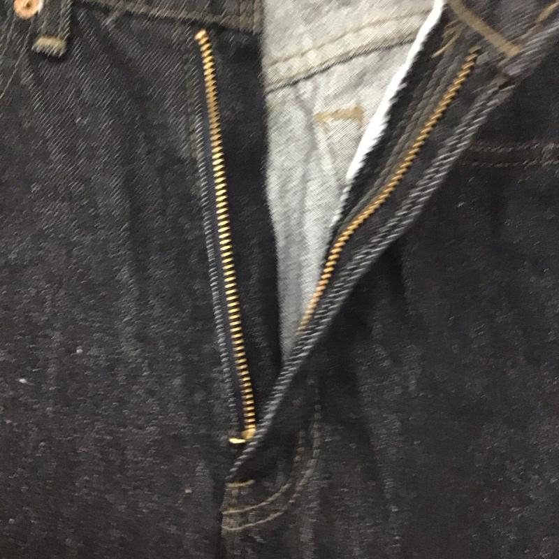 リーバイストラウスアンドコー Levi Strauss & co. パンツ デニム、ジーンズ 80s 日本製 デニムパンツ ワイドパンツ カジュアルパンツ 32インチ 無地 黒 / ブラック / メンズ USED 古着 中古 10139032