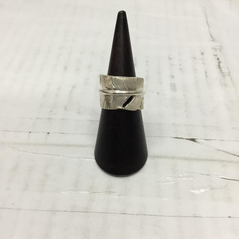 古着 USED アクセサリー 指輪 羽根 フェザーリング 21号 銀 / シルバー / メンズ USED 古着 中古 10106219