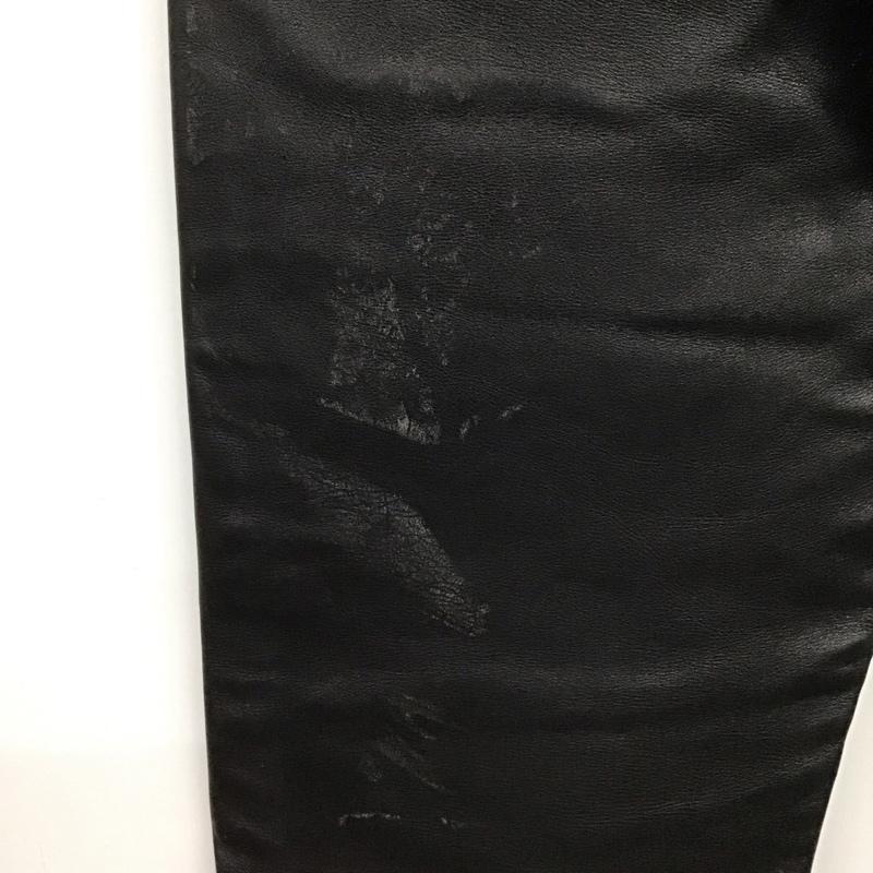 エアロレザー Aero Leather パンツ ワークパンツ、ペインターパンツ レザーパンツ スリムパンツ 29インチ 無地 黒 / ブラック /  メンズ USED 古着 中古 10126185