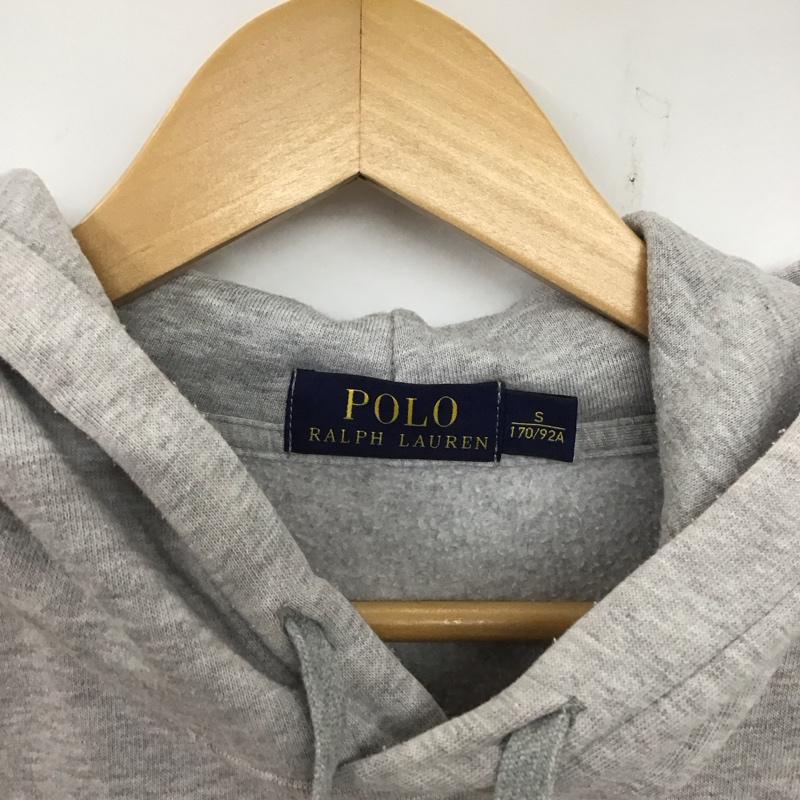 ポロラルフローレン POLO RALPH LAUREN パーカー 長袖 長袖パーカー プルオーバーパーカー スウェット S ロゴ、文字 灰 / グレー / メンズ USED 古着 中古 10137747